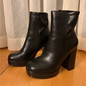 Call It Spring Black Heeled Boots